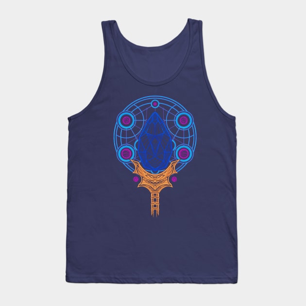 The Blue Sceptre Tank Top by njonestees